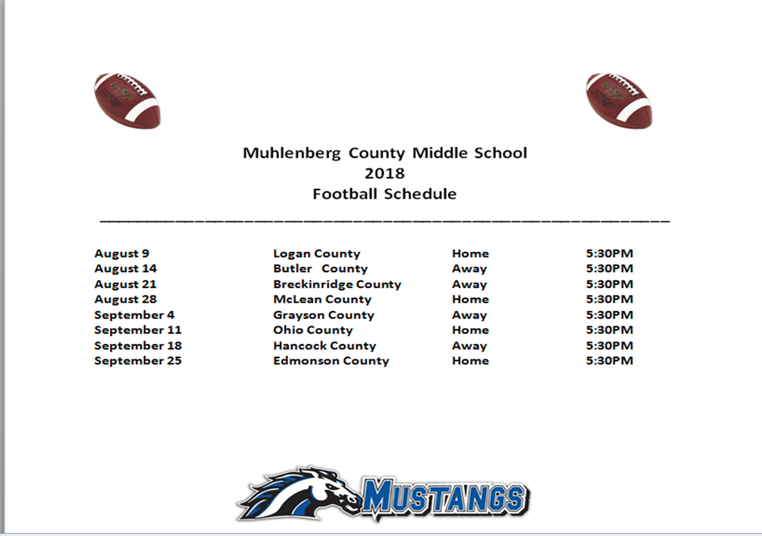 Middle School Muhlenberg County High School Football